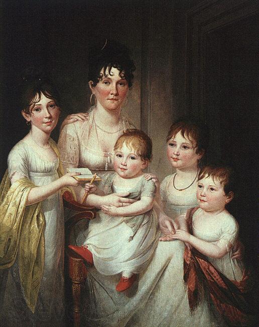 James Peale Madame Dubocq and her Children Germany oil painting art